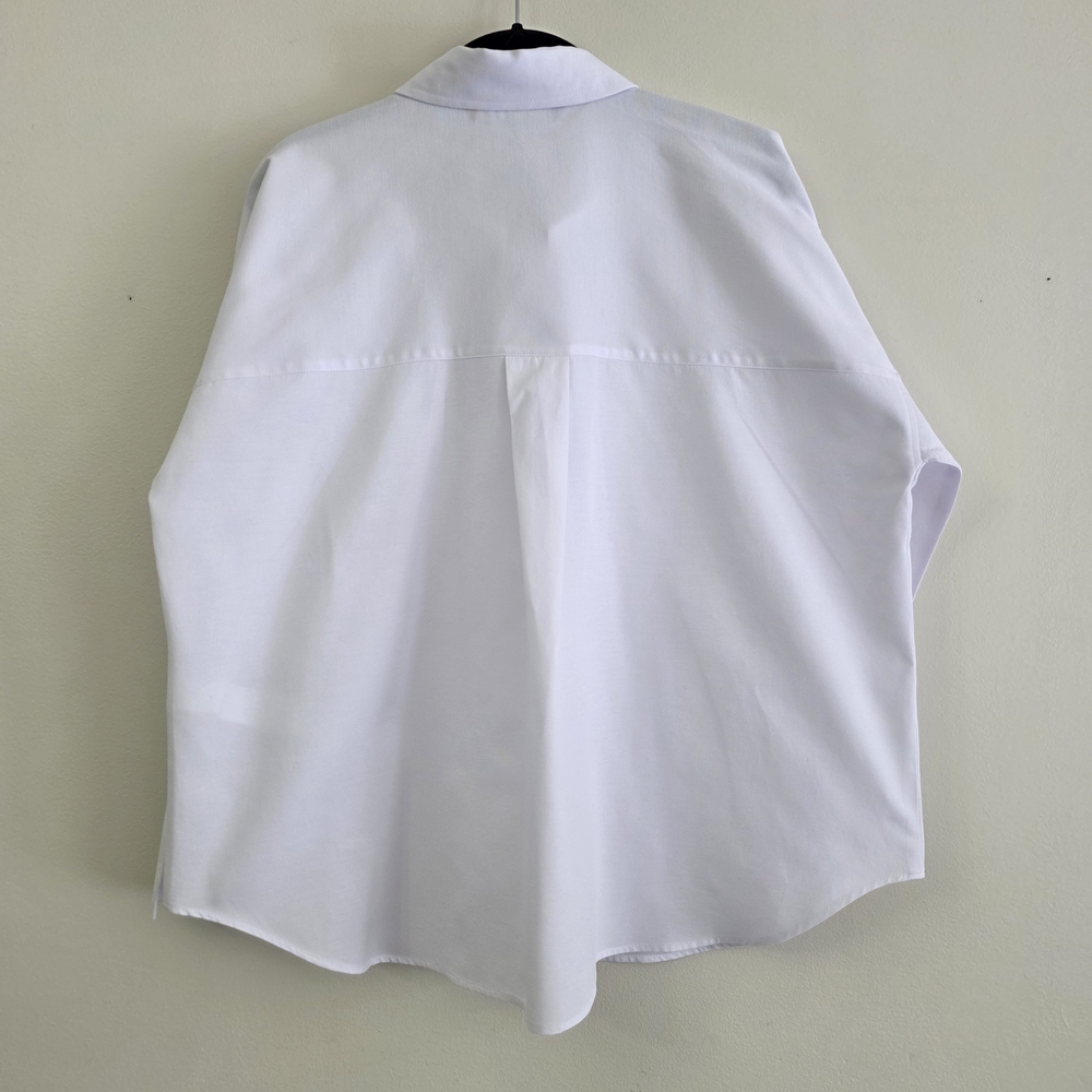 Zara Classic White Button Down Shirt - Picture 5 of 5